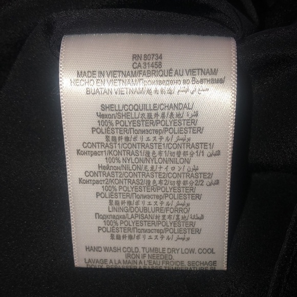 BCBGeneration Women’s Black and White Lace Chiffon Mini Dress Size Medium - Picture 12 of 16